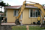 Before photo of a home addition in Coral Gables