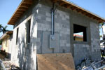 Photo of the home addition construction process